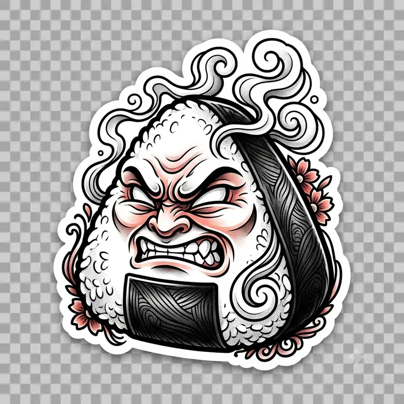 Vibrant Neotraditional Tattoo Stickers