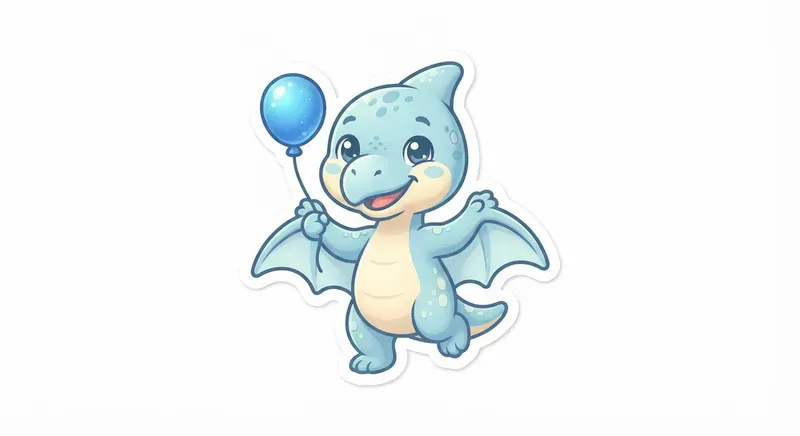 Kawaii Baby Dinosaur Cliparts And Stickers
