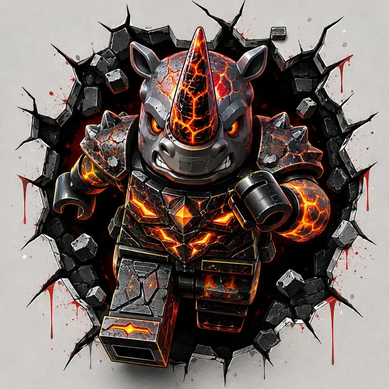Epic Lego Horror Wall Breakers