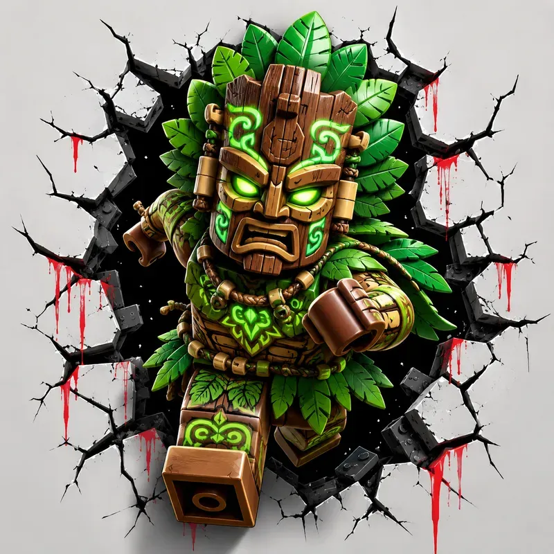Epic Lego Horror Wall Breakers