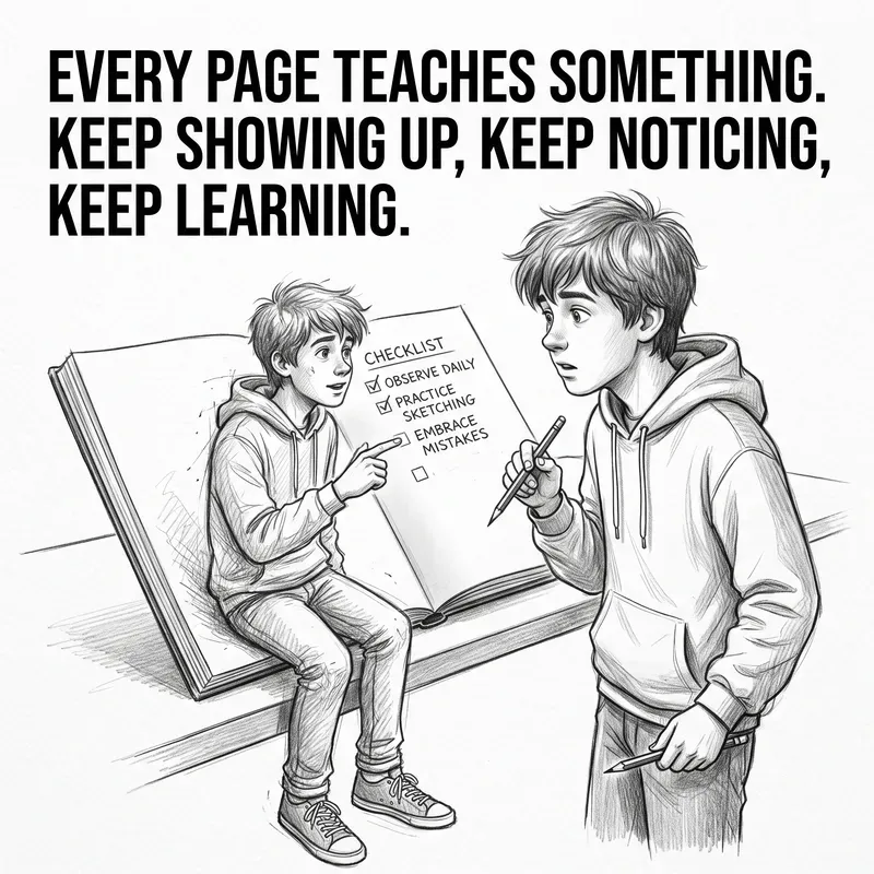 Advice From Your Sketchbook Selves