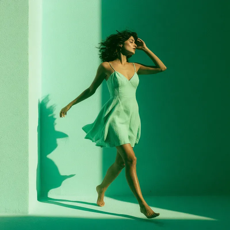 Mint Green Summer Cinematic Lifestyles