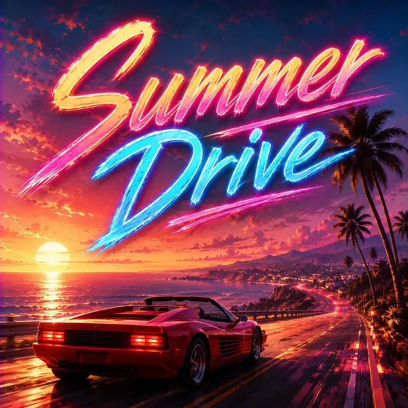 Digital Painting Album Cover Generator