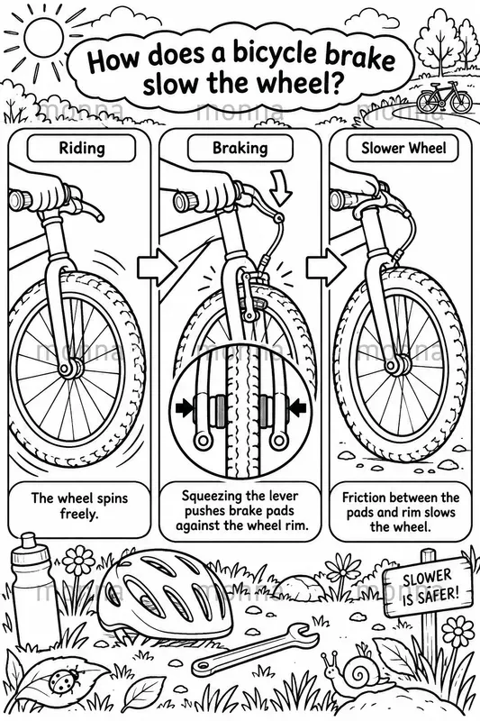 Kids Science Coloring Infographics