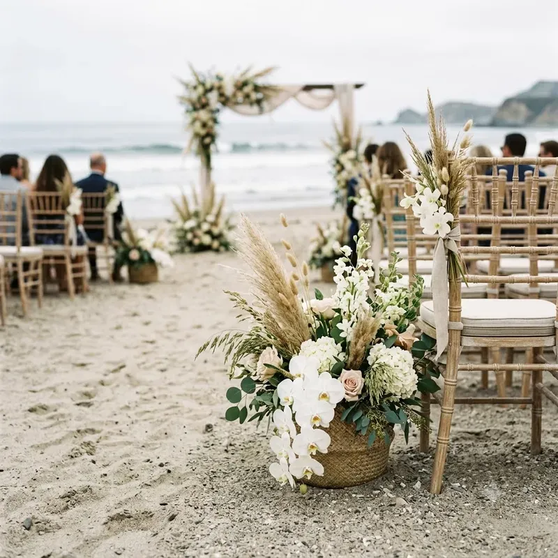 Ceremony Aisle Floral Detail Photo Builders