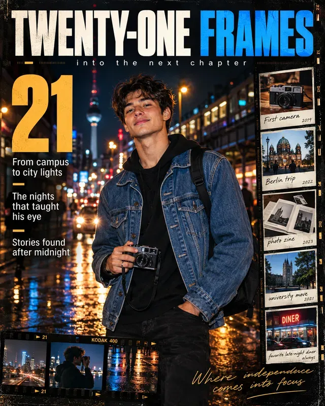 Birthday Magazine Cover Milestones