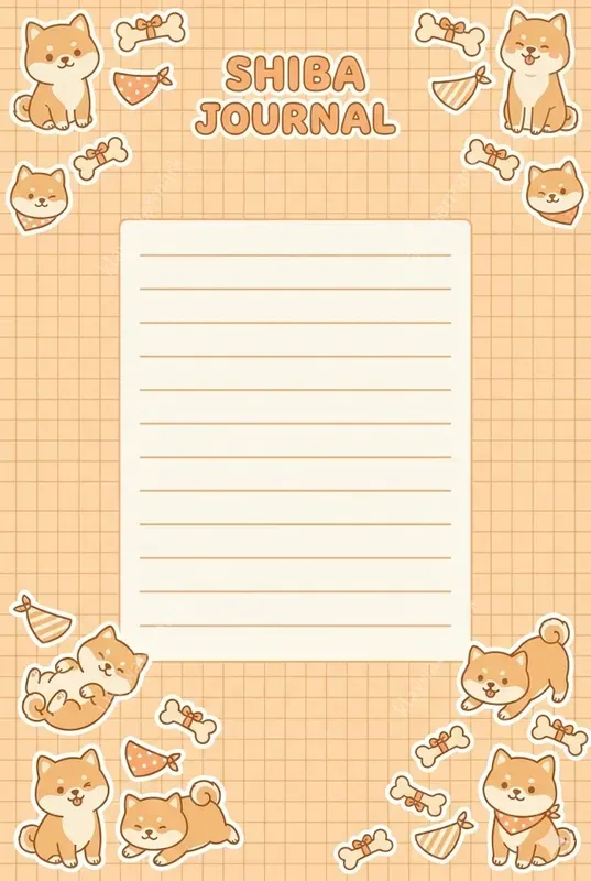 Printable Cute Korean Note Book Pages