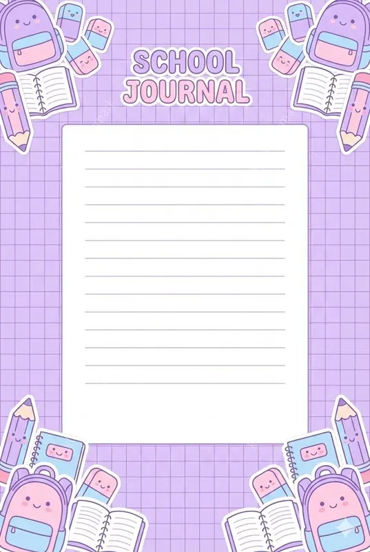 Printable Cute Korean Note Book Pages