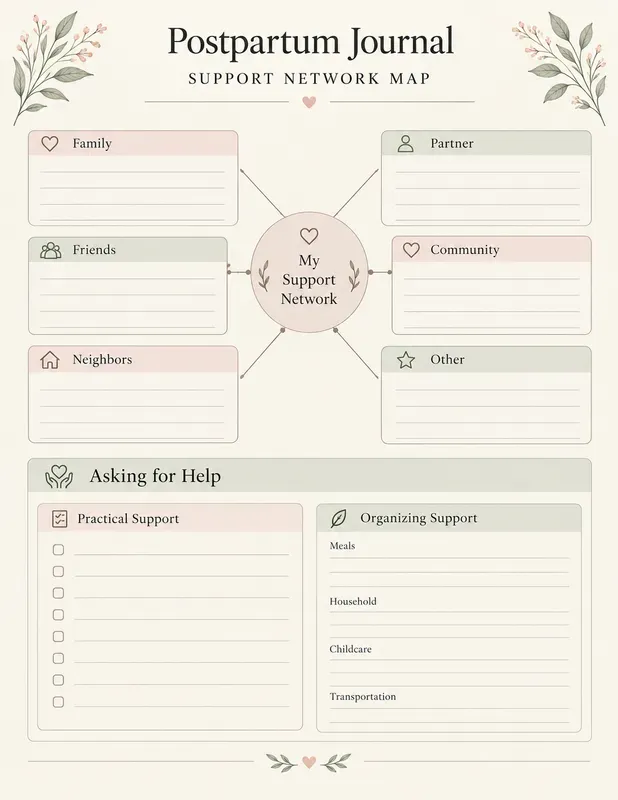 Postpartum Journal Printables