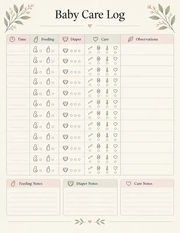 Postpartum Journal Printables