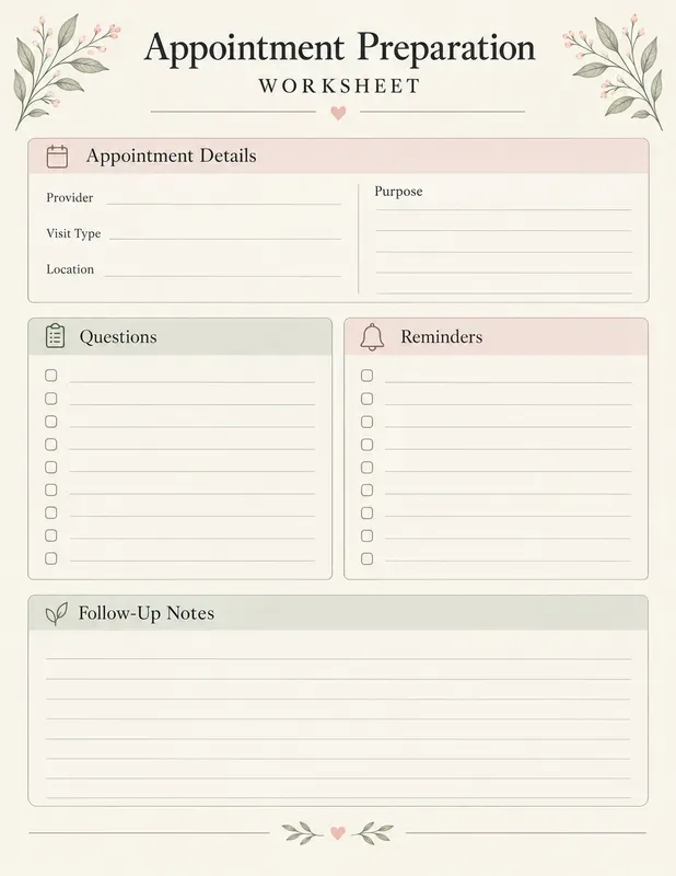 Postpartum Journal Printables