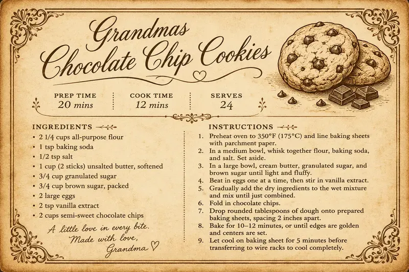 Vintage Recipe Card Generator
