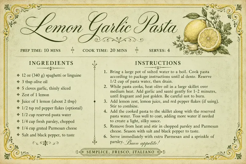 Vintage Recipe Card Generator