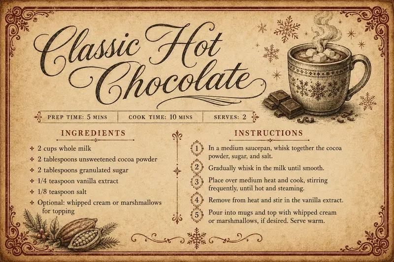 Vintage Recipe Card Generator