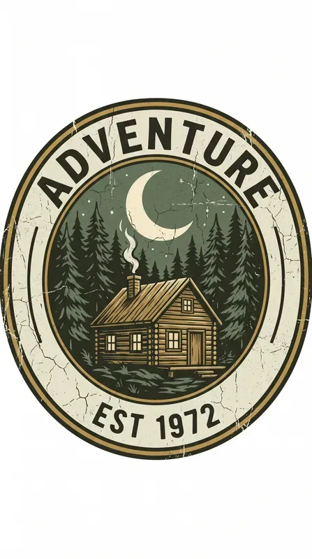 Vintage Outdoor National Park Badges