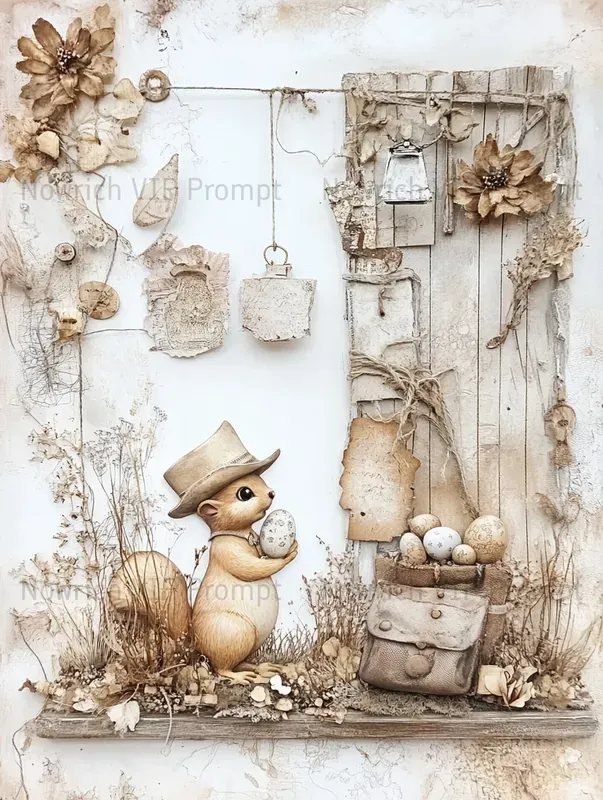 Western Easter Egg Junk Journals