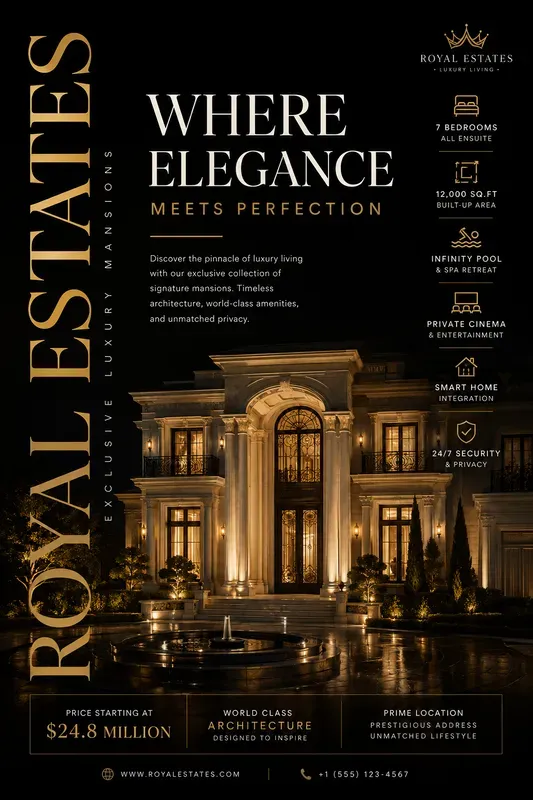 Luxury Real Estate Home Ad Generator