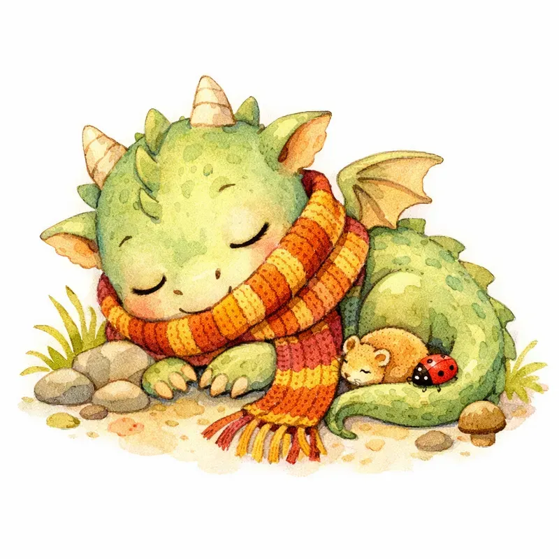 Whimsical Watercolor Fantasy Characters