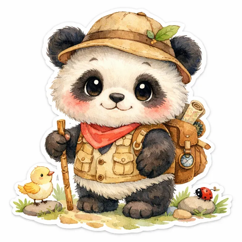 Whimsical Watercolor Fantasy Characters