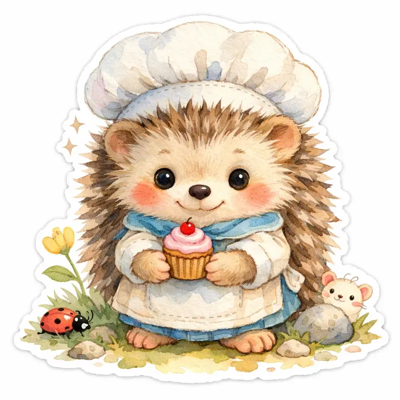 Whimsical Watercolor Fantasy Characters