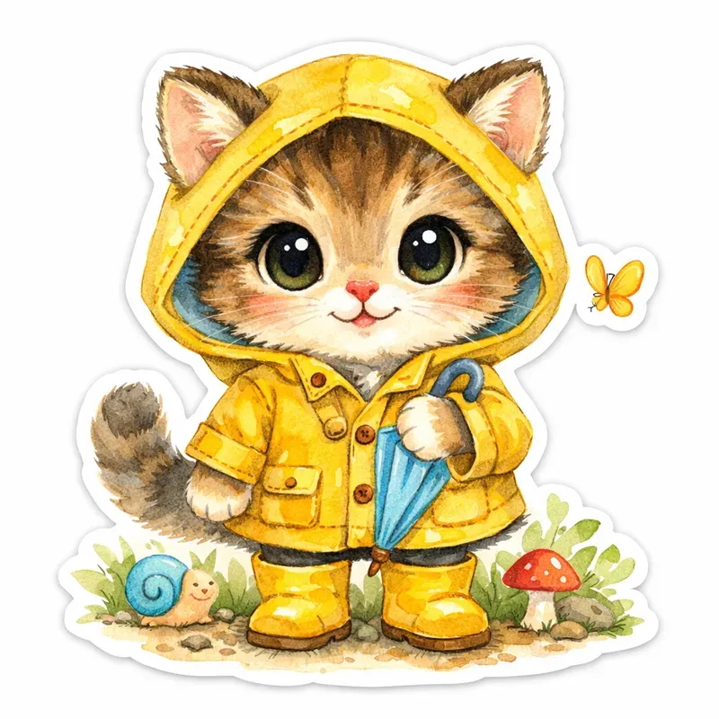 Whimsical Watercolor Fantasy Characters
