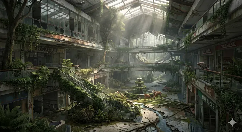 Nature Takes Over Postapocalyptic Worlds