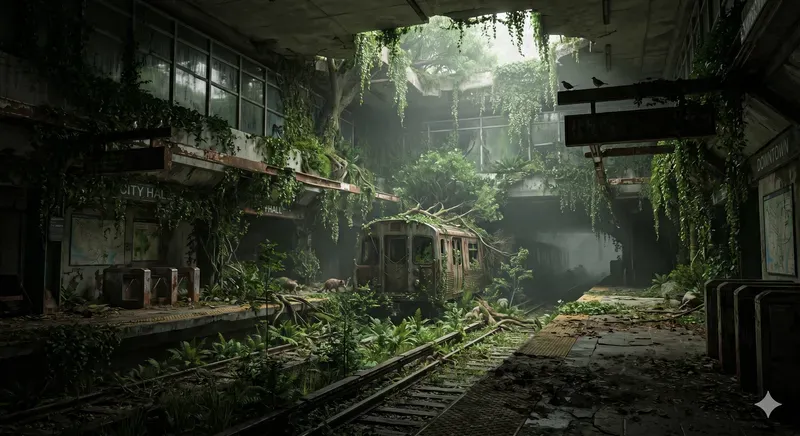Nature Takes Over Postapocalyptic Worlds