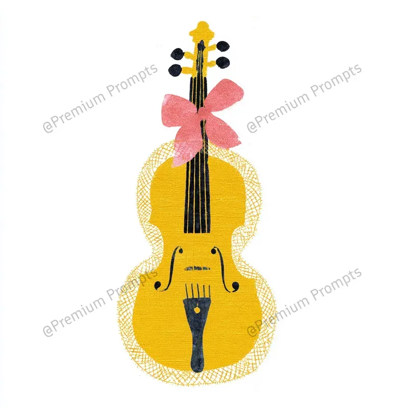 Gold Yellow Coquette Watercolor Cliparts