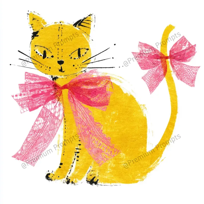 Gold Yellow Coquette Watercolor Cliparts