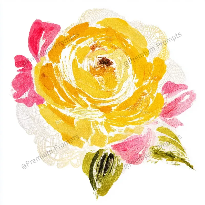 Gold Yellow Coquette Watercolor Cliparts