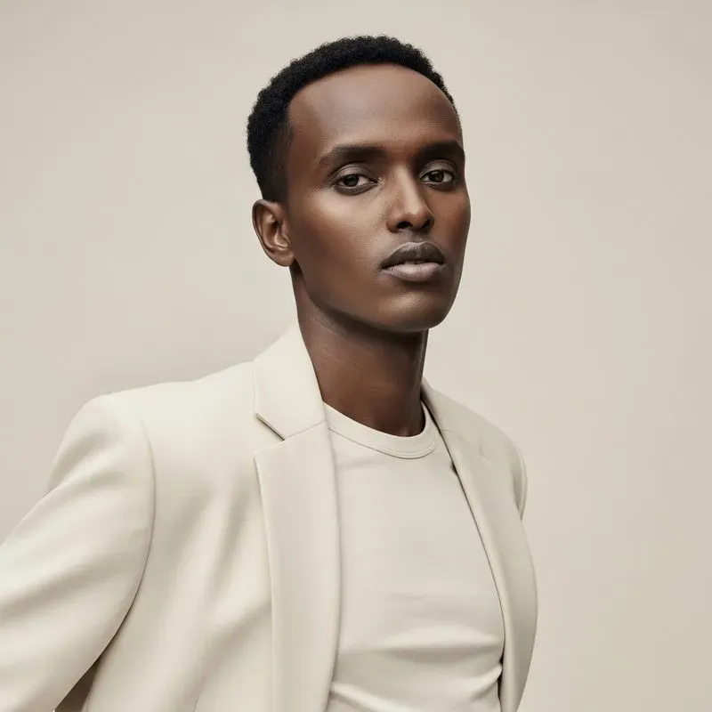 Minimal Monochromatic Studio Portraits