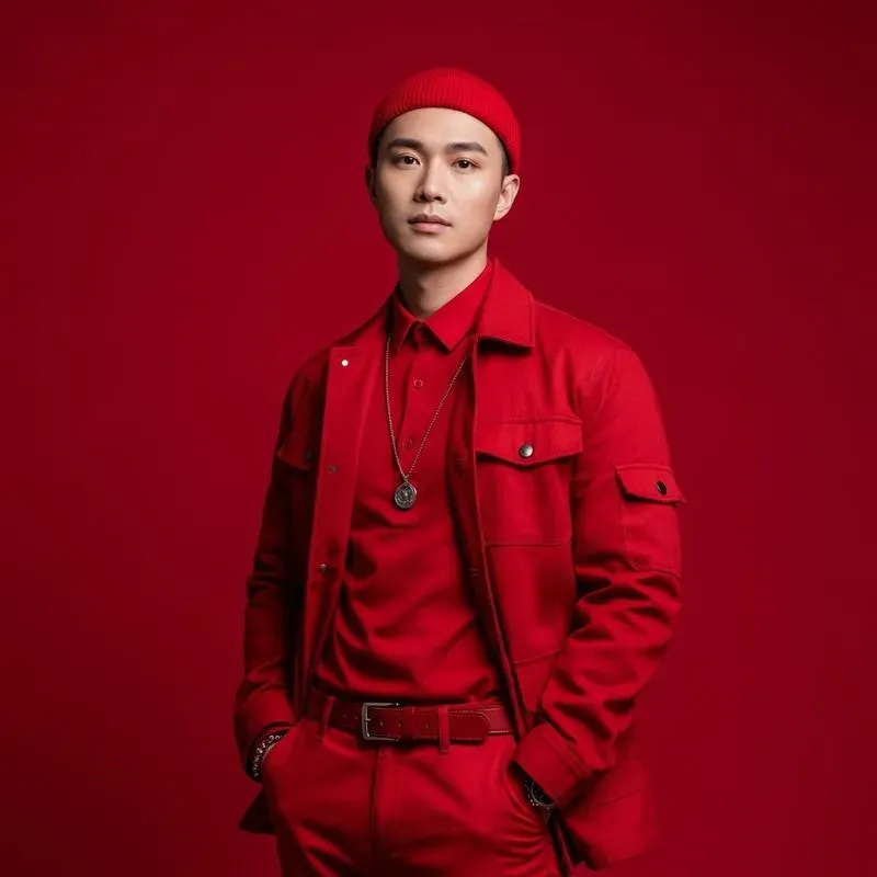 Minimal Monochromatic Studio Portraits