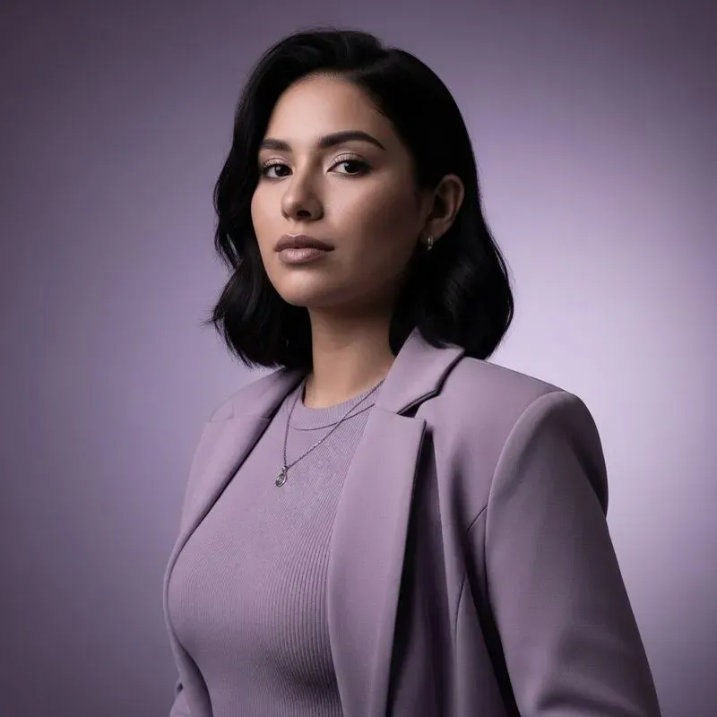 Minimal Monochromatic Studio Portraits