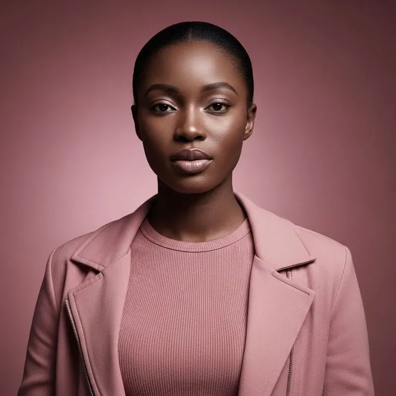 Minimal Monochromatic Studio Portraits