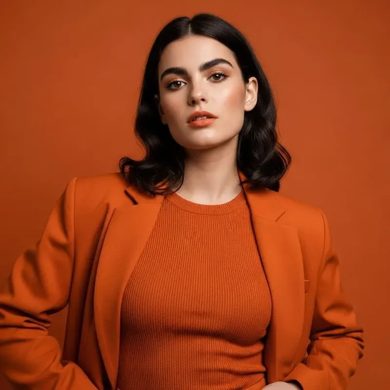 Minimal Monochromatic Studio Portraits