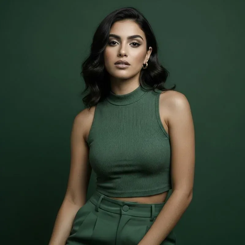 Minimal Monochromatic Studio Portraits