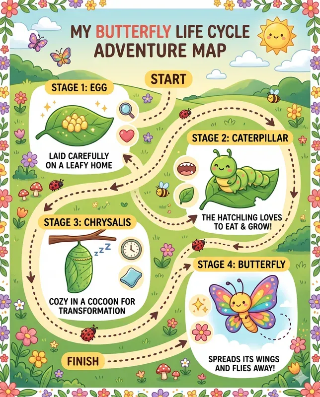 Kids Learning Map Infographics