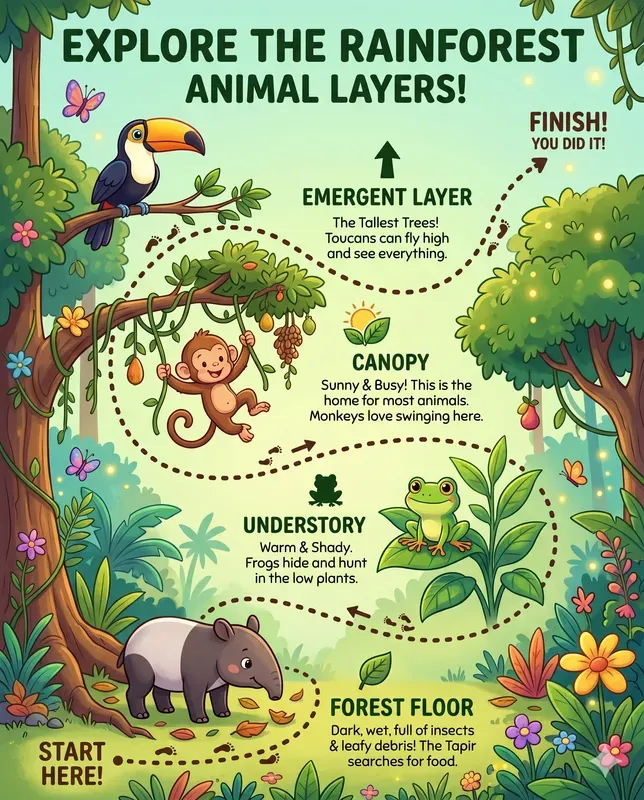 Kids Learning Map Infographics