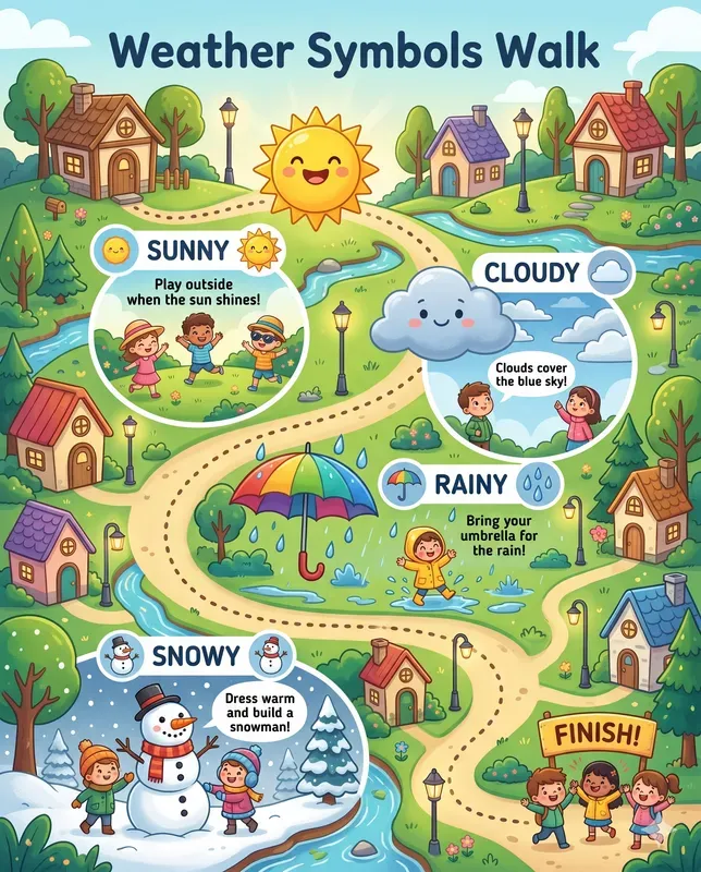 Kids Learning Map Infographics