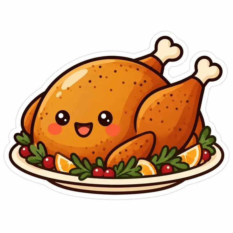Thanksgiving Doodle Stickers