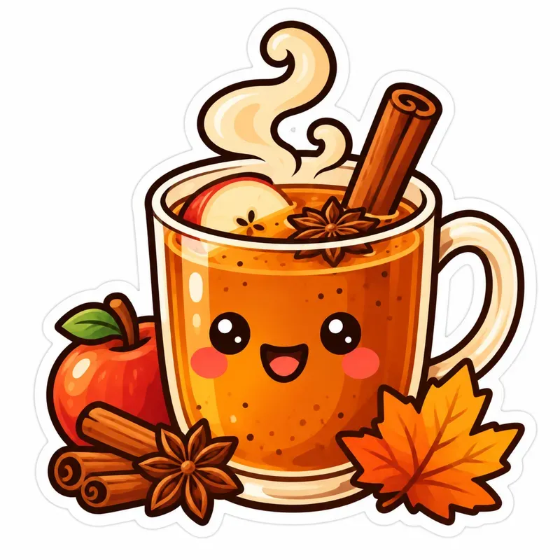 Thanksgiving Doodle Stickers
