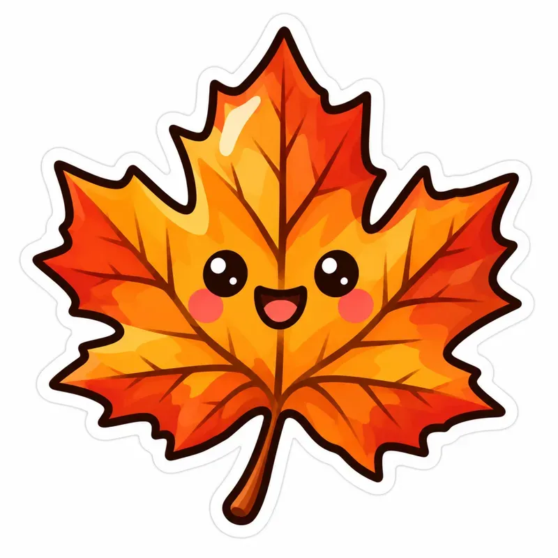 Thanksgiving Doodle Stickers