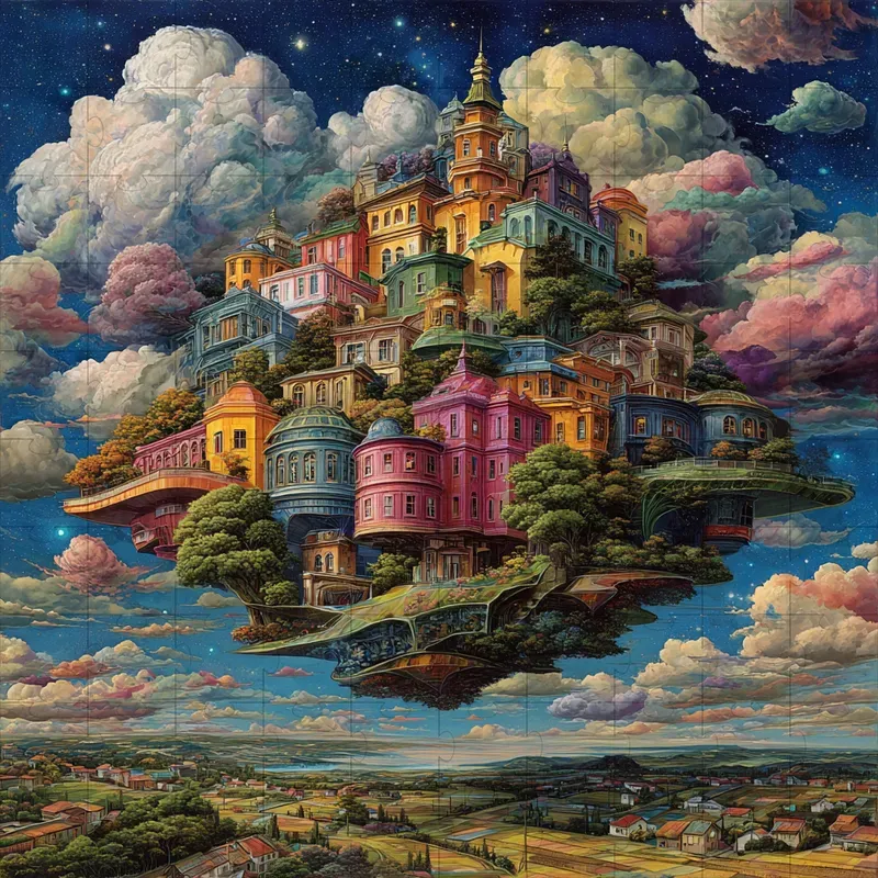 Oil Surreal Fantasy Maximalist Visionaries