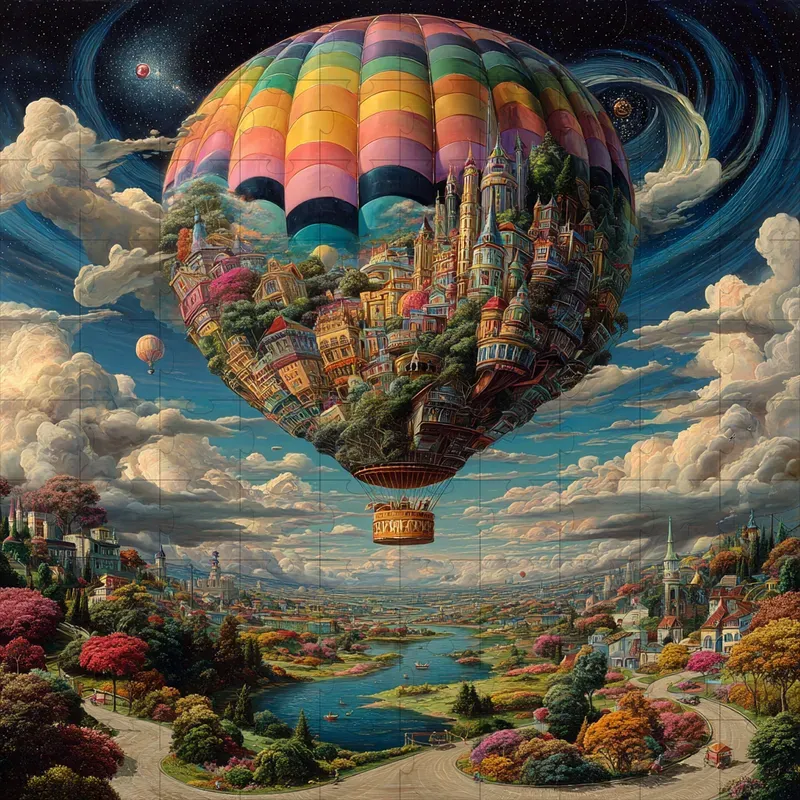 Oil Surreal Fantasy Maximalist Visionaries