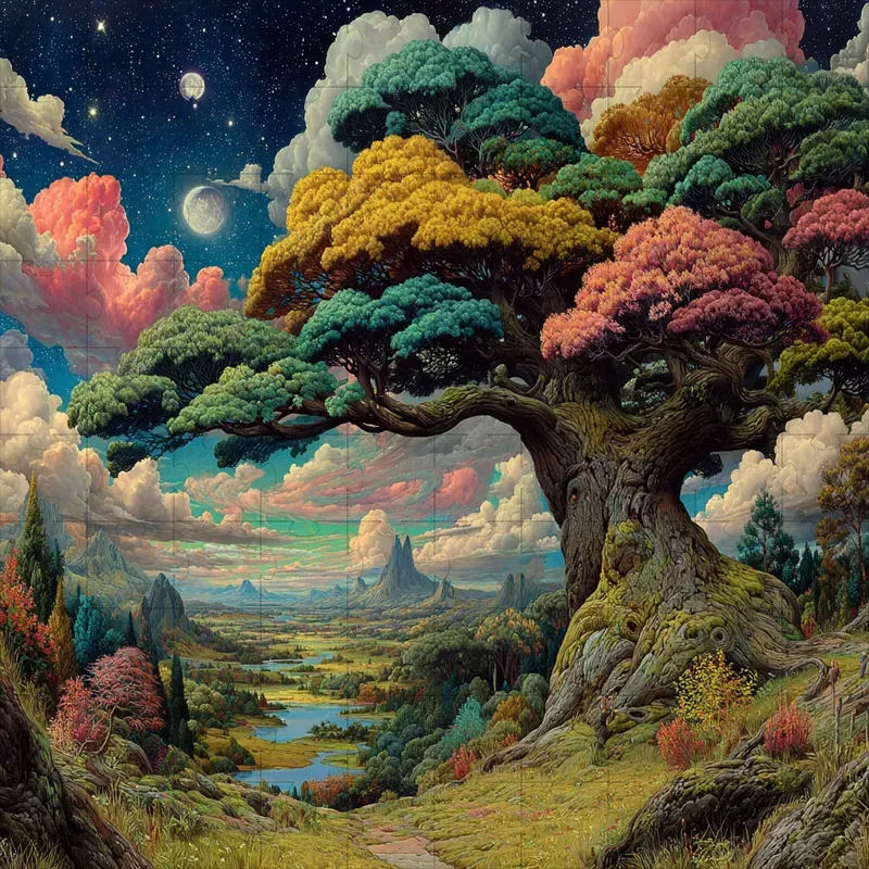 Oil Surreal Fantasy Maximalist Visionaries
