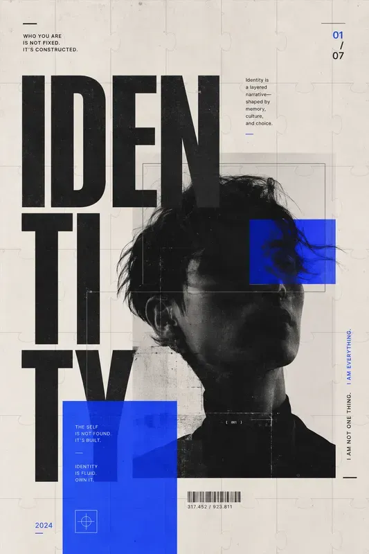 Typography Collage Wall Art