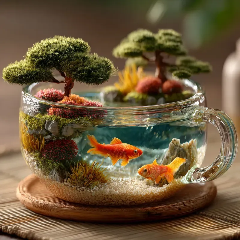 Surreal Glass Ecosystem Miniatures
