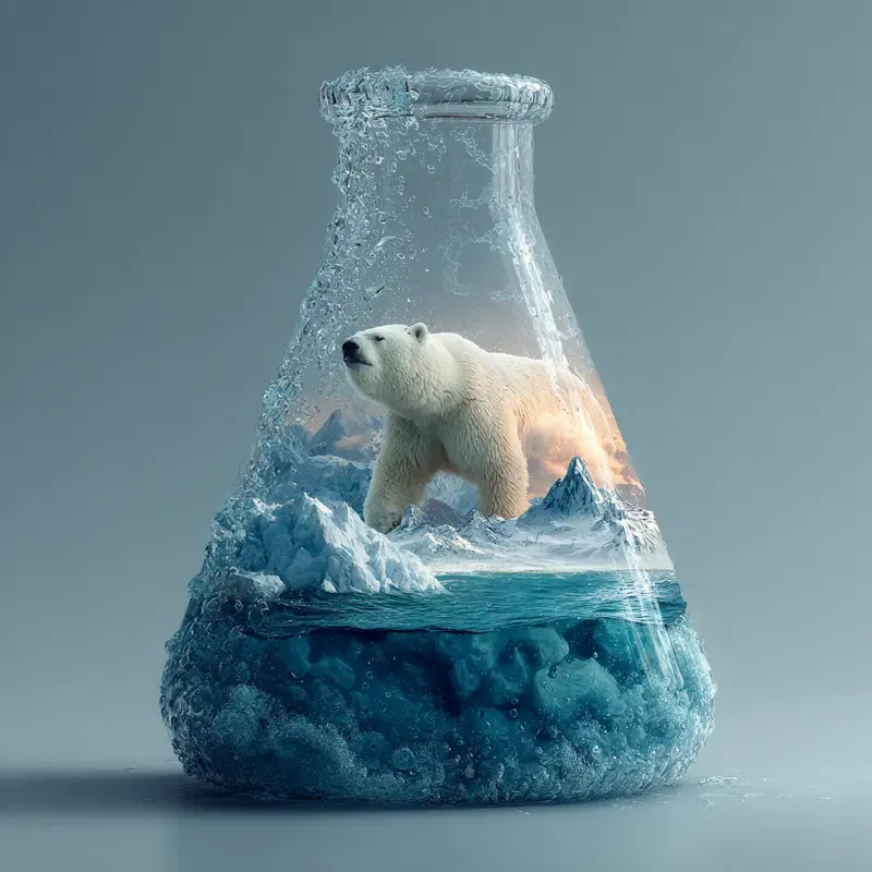 Surreal Glass Ecosystem Miniatures