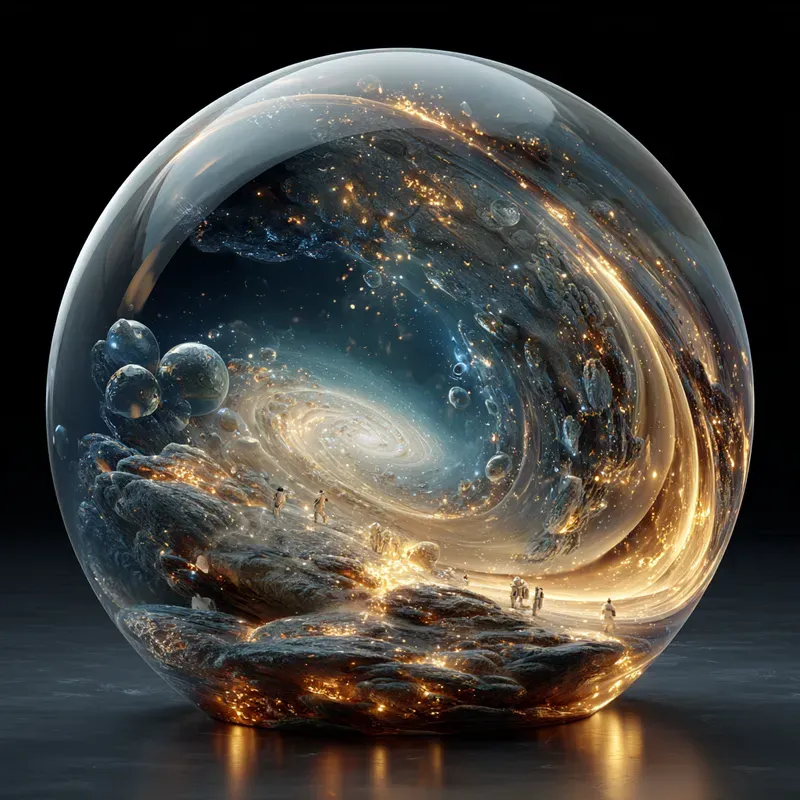 Surreal Glass Ecosystem Miniatures