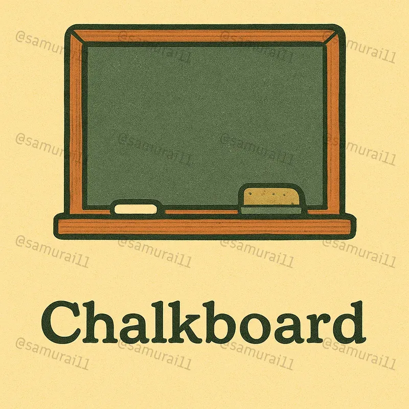 Retro Classroom Objects Flashcards